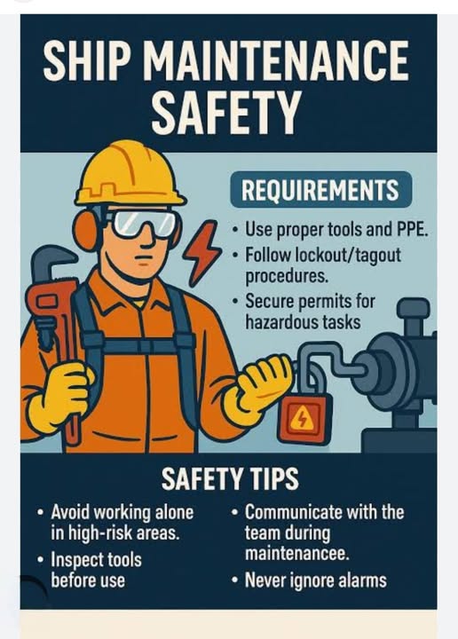 Marine - 🛠️ Ship Maintenance Safety: Staying Safe Onboard! 🚢👷‍♂️ ...