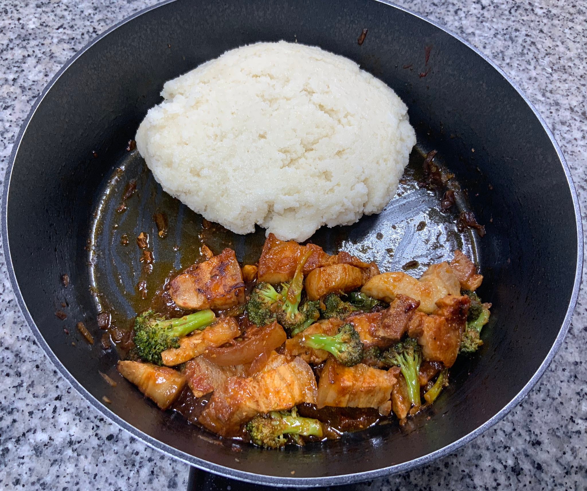 He cooked his lunch today, pap with... - Cooking with Palesa | Facebook