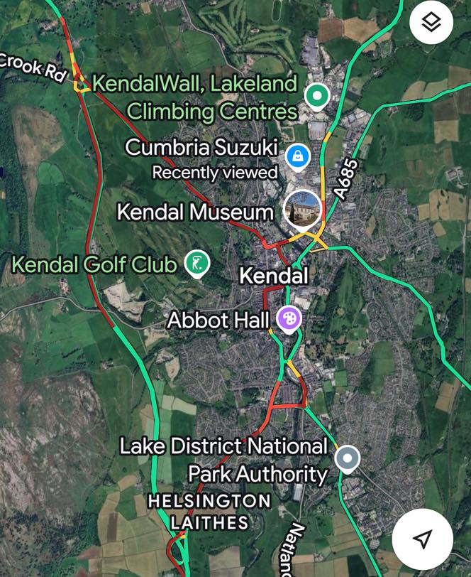 North - 08.00 Going to Kendal today? Or A591 to Lakes well good luck 😳🙈 ...
