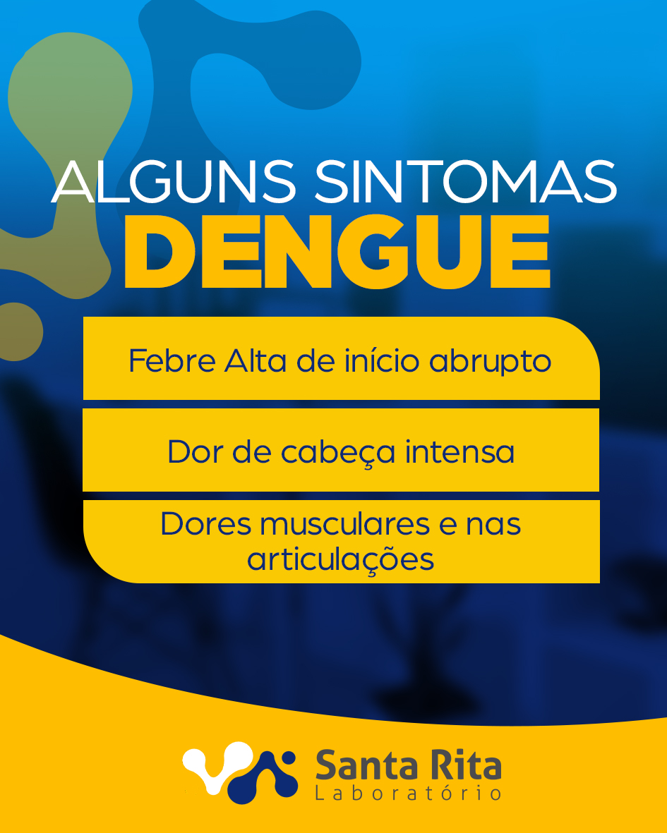 Laboratório - Atenção aos sintomas da dengue! 🚨🦟 Febre alta, dor de ...