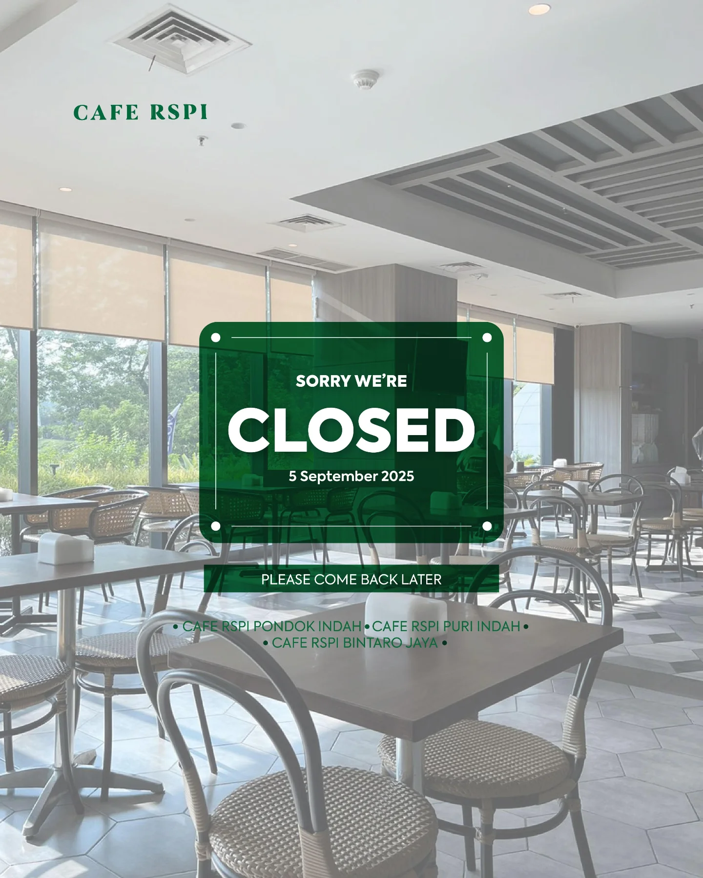 Cafe RSPI | Jakarta