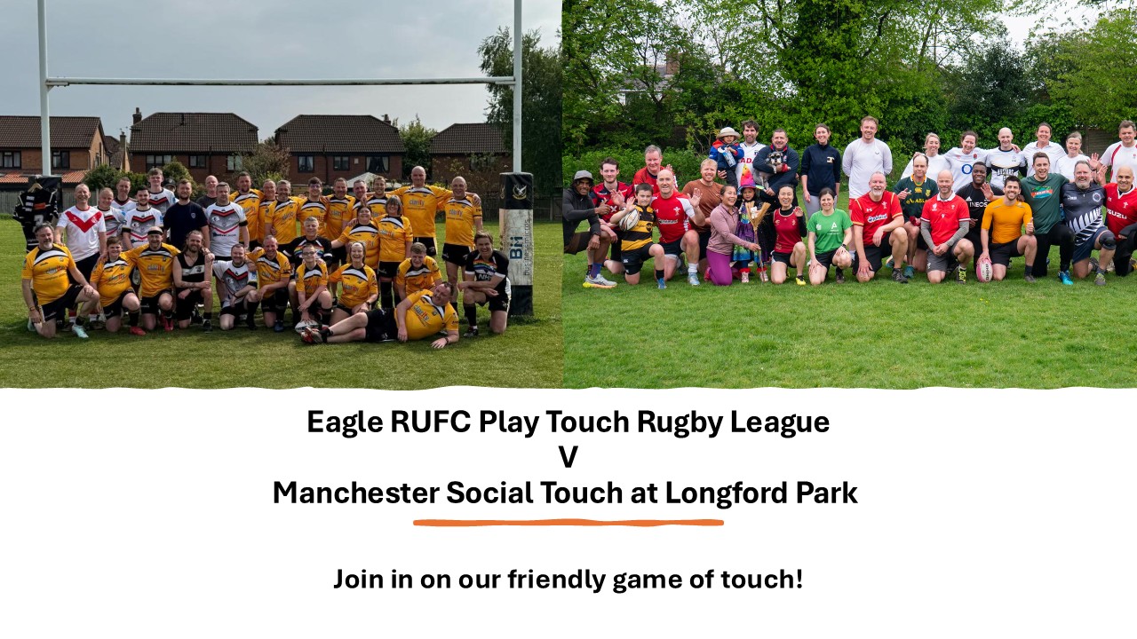 🏉 Eagle RUFC Play Touch Rugby League vs Manchester Social Touch at ...