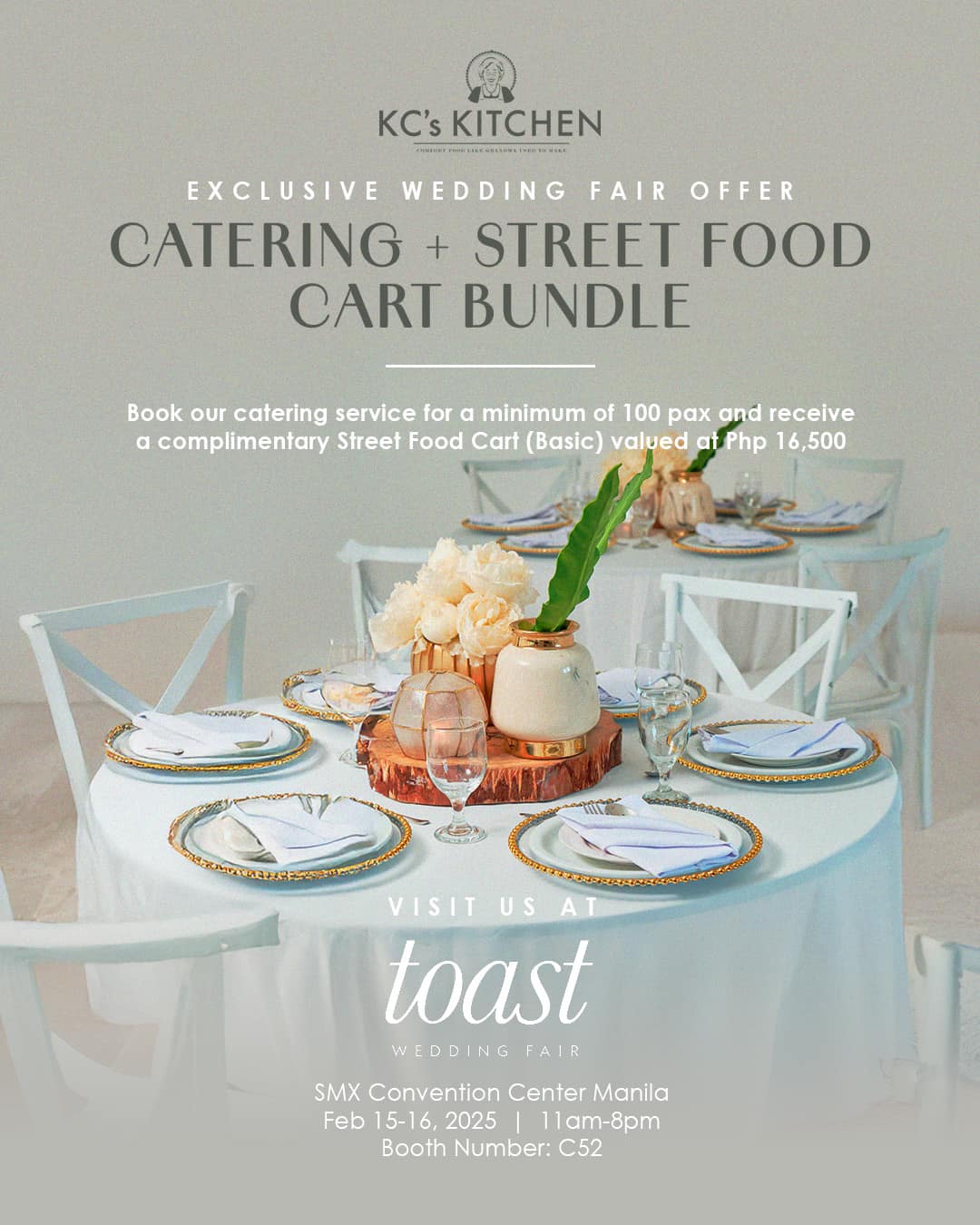 KC's Kitchen - The perfect wedding deserves the perfect menu. 🥂 Join KC ...