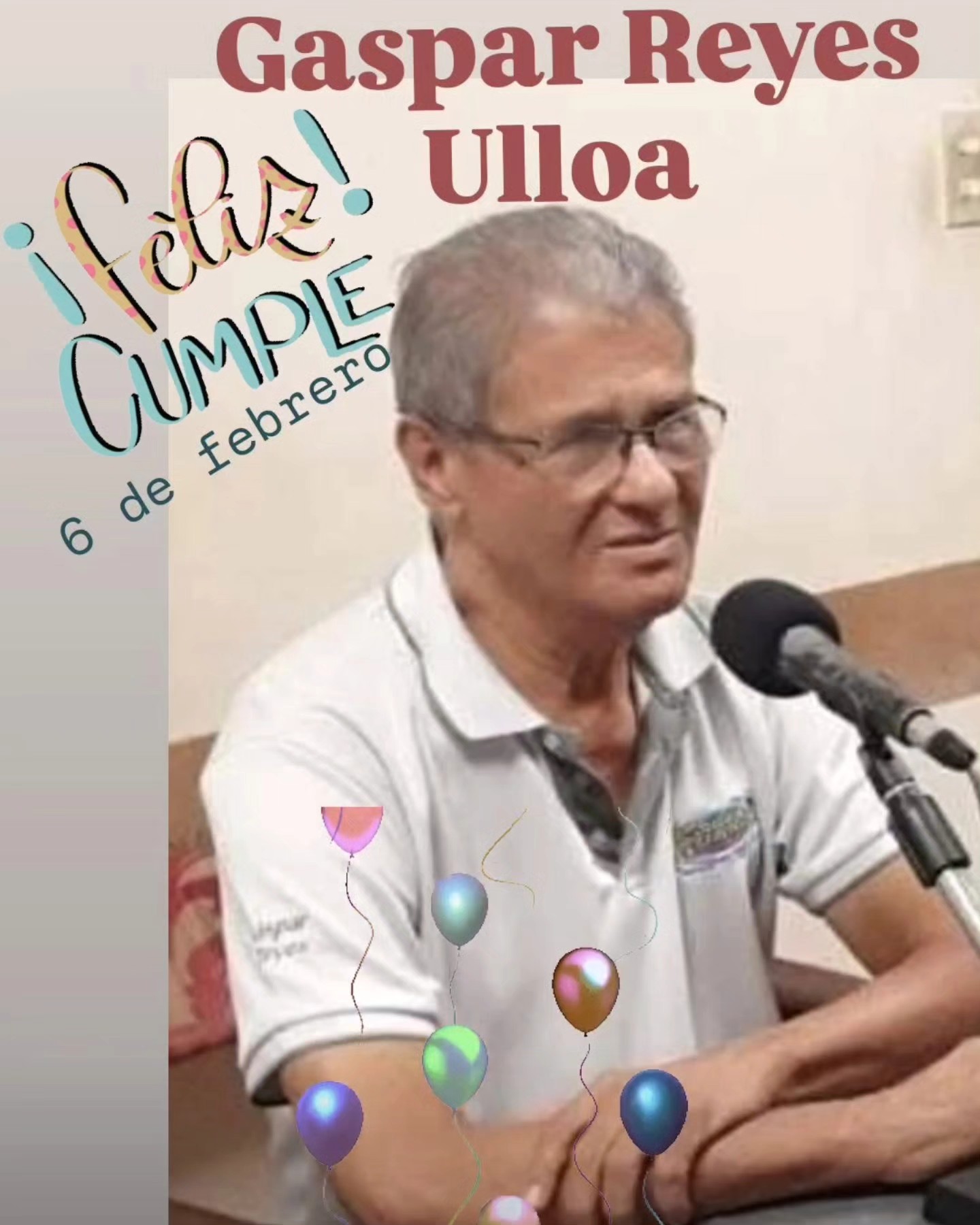 FELÍZ CUMPLEAÑOS Profesor Gaspar... - Entérate Con Raquel | Facebook