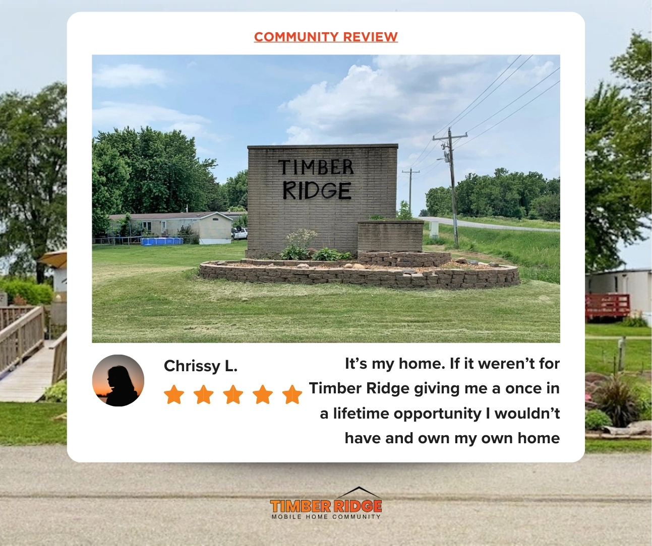 Timber Ridge Mobile Home Community | Shellsburg IA