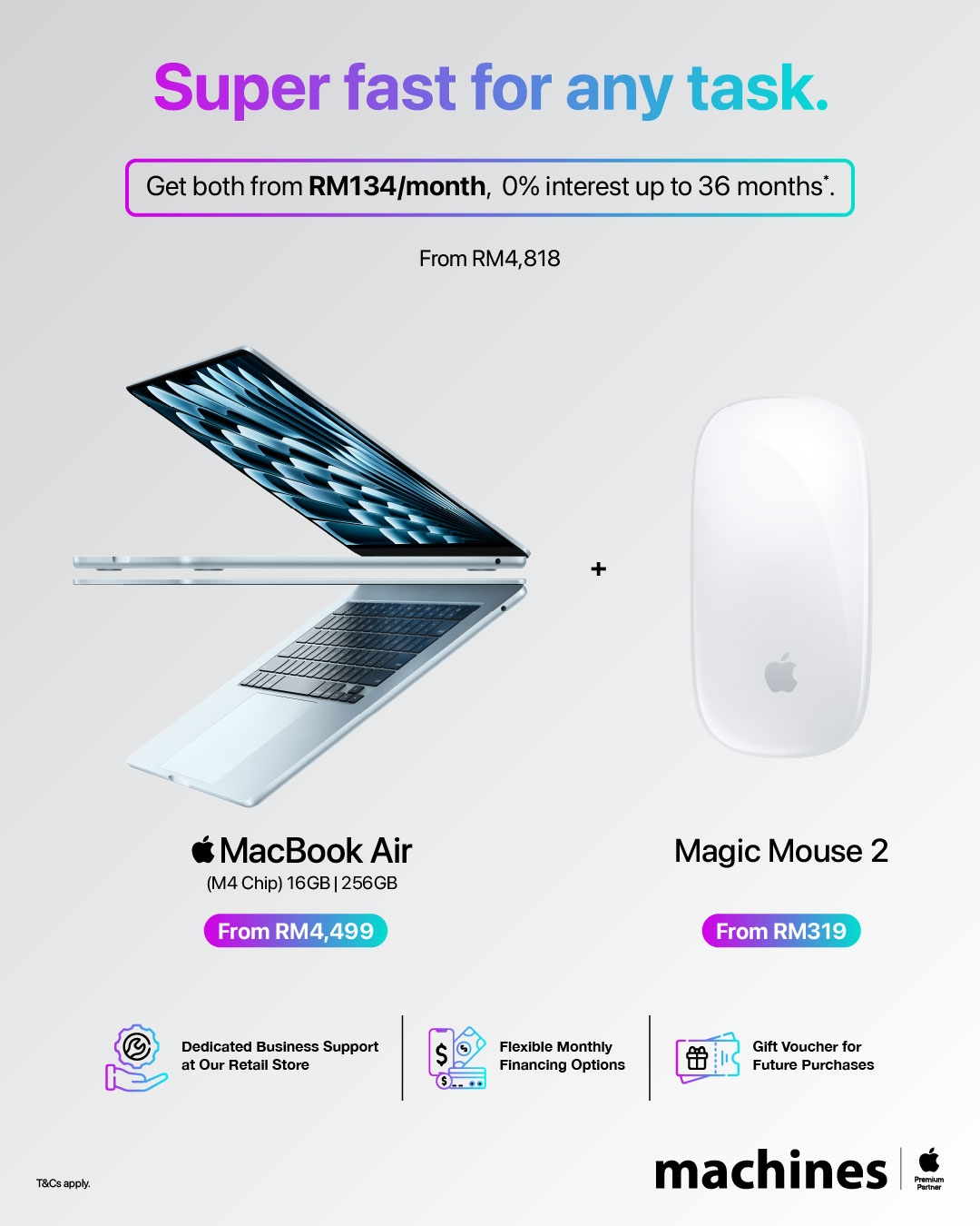 MacBook Air. Smart. Speedy. Super light. Get the MacBook Air (M4 