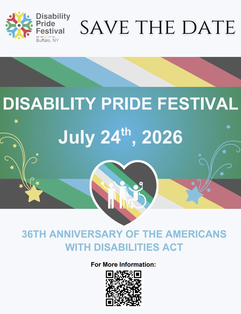 🎉 SAVE THE DATE! 🎉 Buffalo’s... - Disability Pride of WNY | Facebook