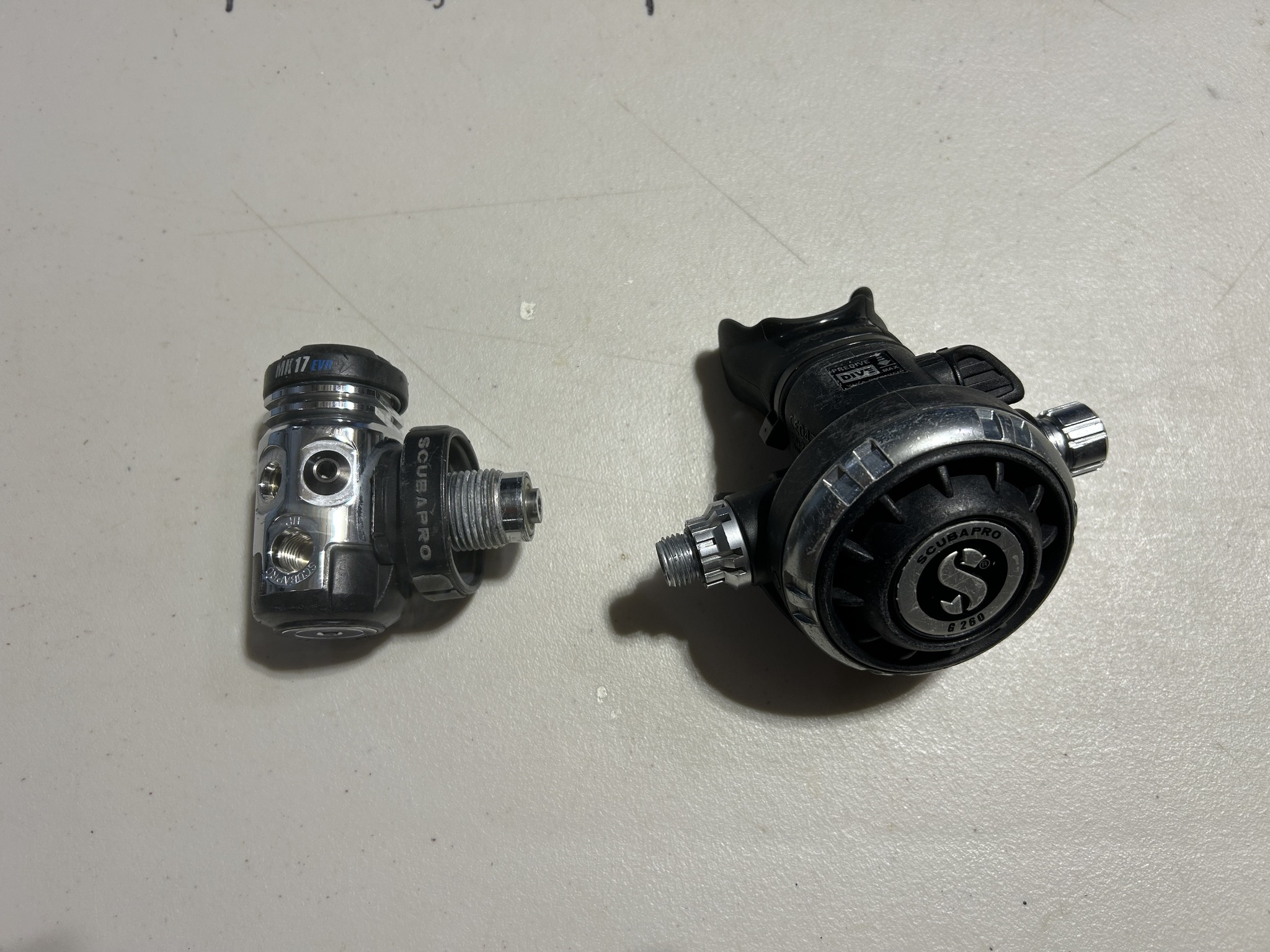 Scubapro G250 regulator. 1st and 2nd stage. Will need to be 