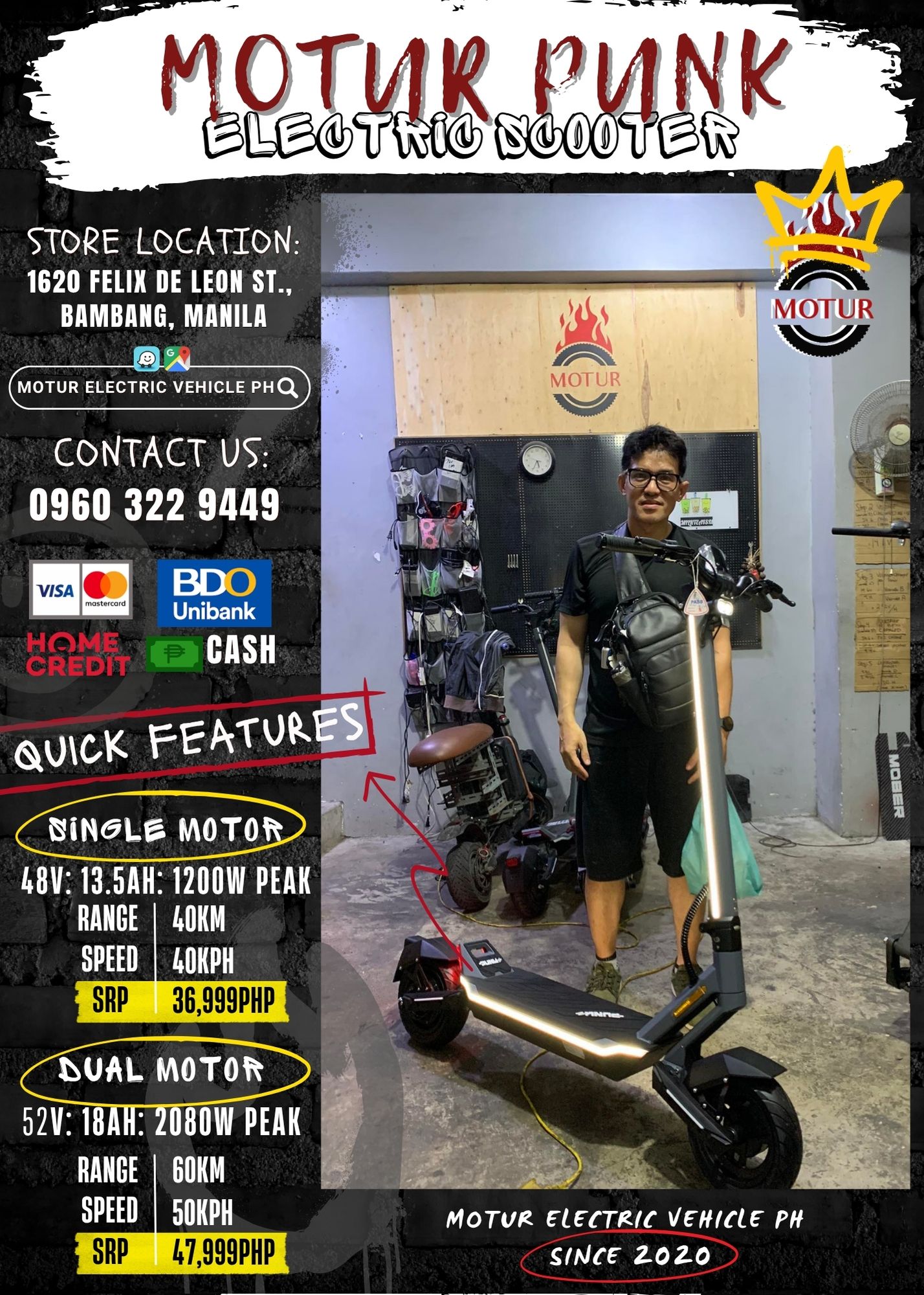 Motur - Motur Punk: Pinaka-SULIT na Rainproof Electric Scooter with C ...