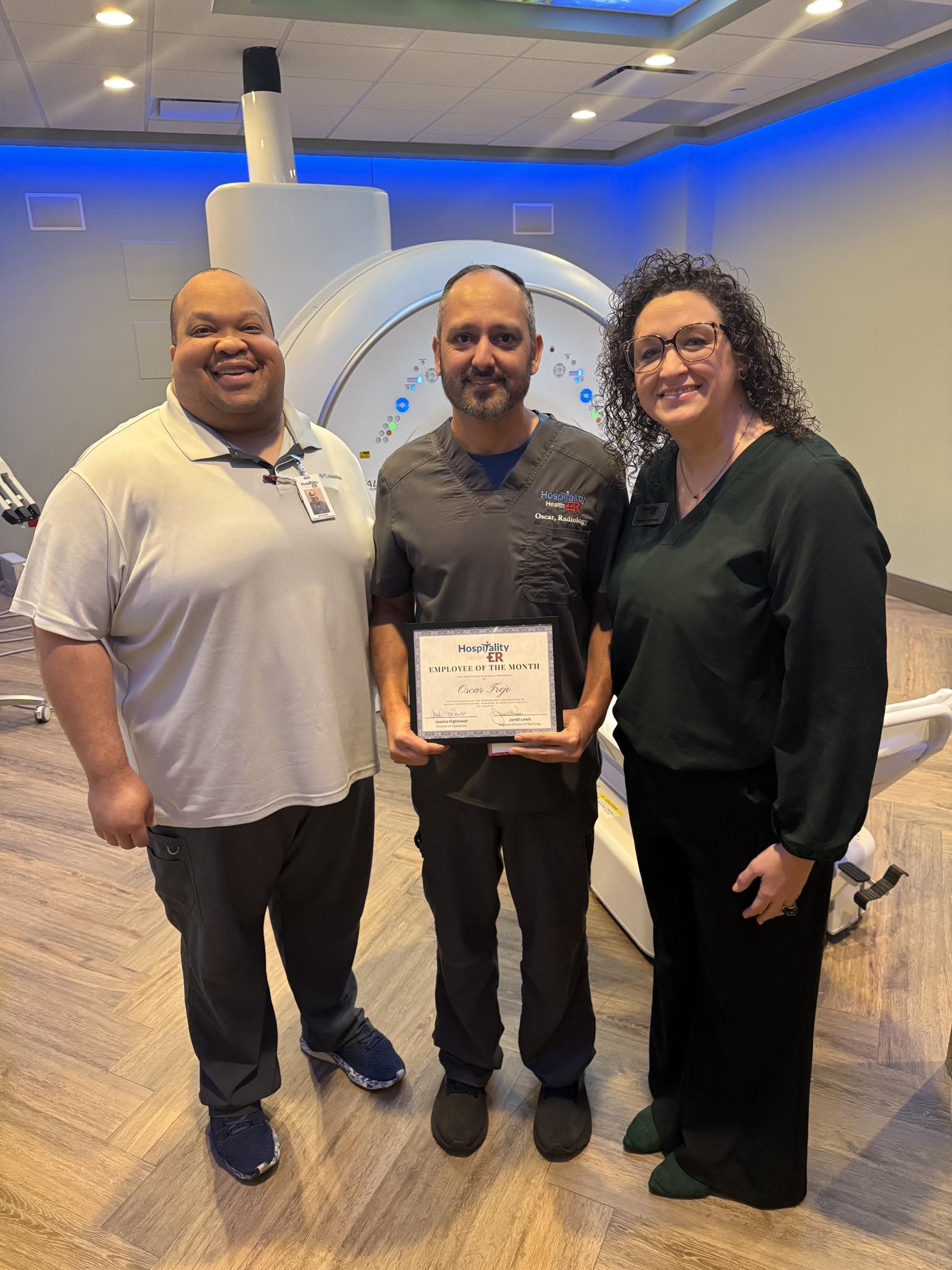 Hospitality - Please join us in congratulating Oscar Trejo, Radiology ...