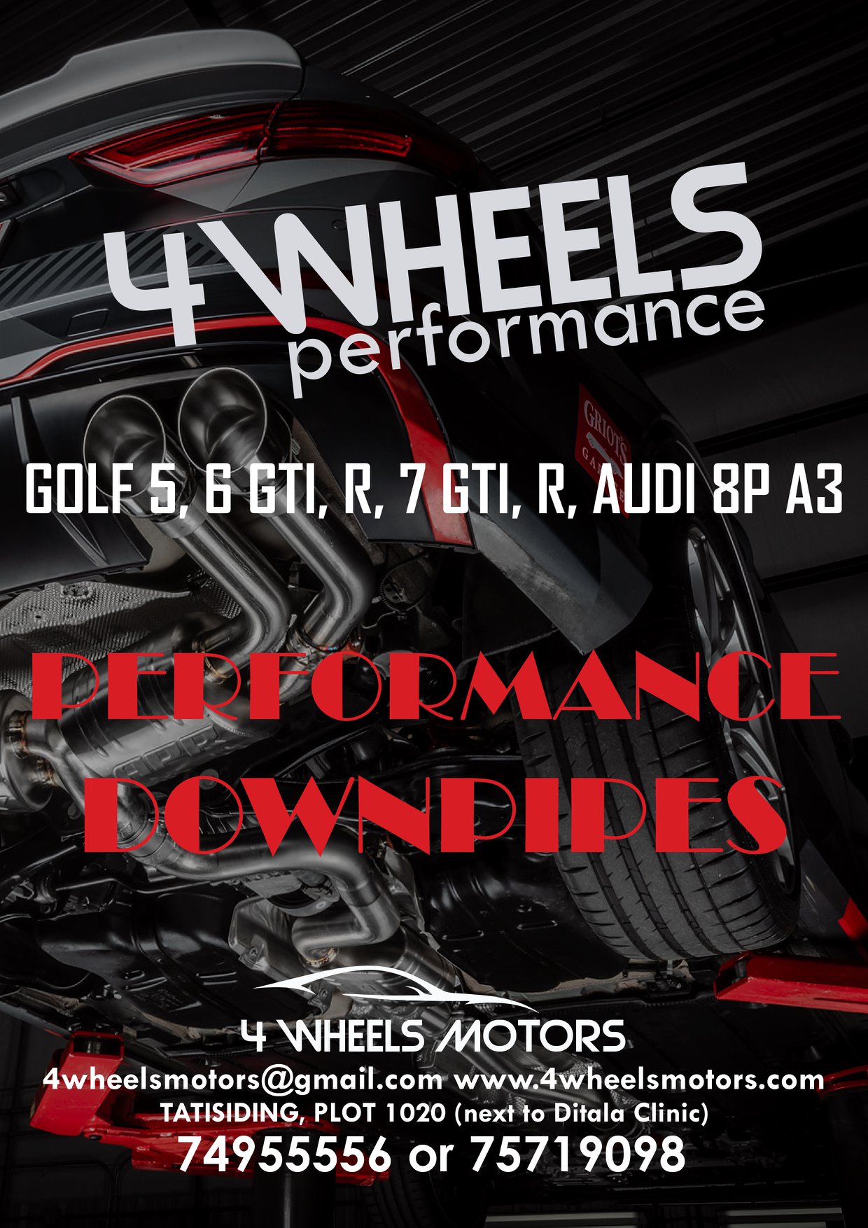 Our Performance Downpipes!!!... - 4 Wheels Performance