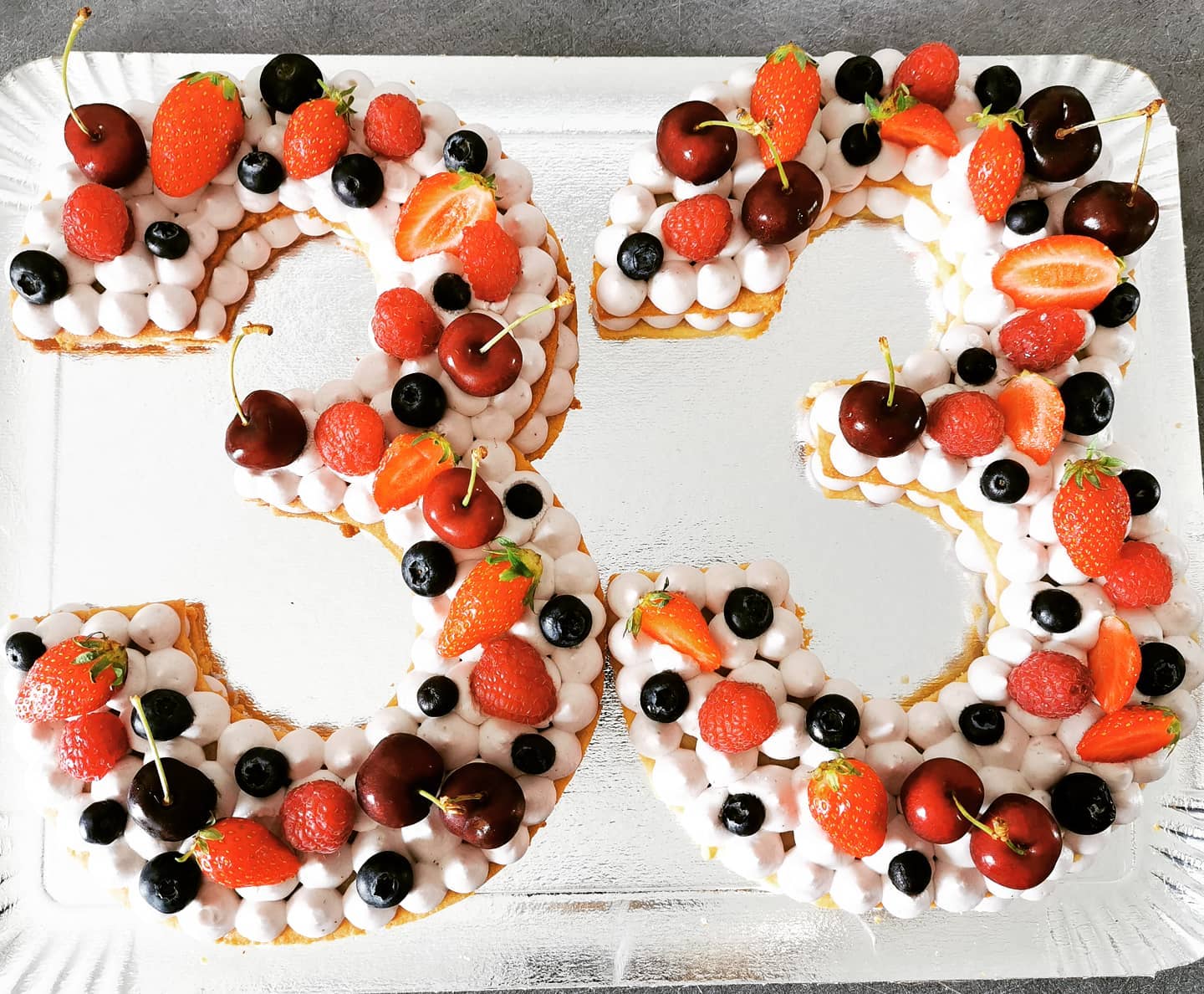 ~ Number cakes fruit rouge 🍓 ⠀... - Écrin de douceur