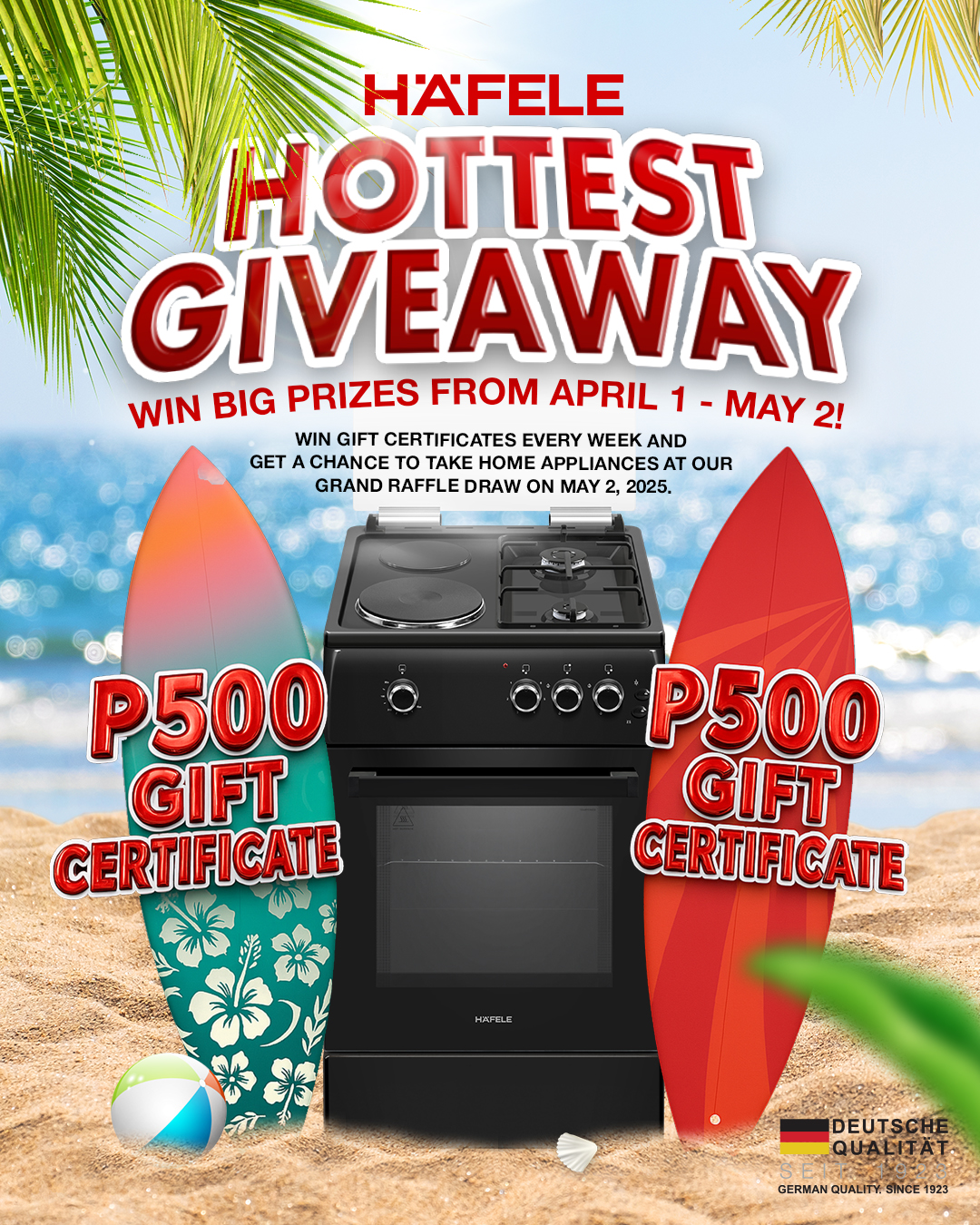 Häfele - Häfele’s Hottest Giveaway is Here! 🔥 How to Join: 🛍️ Spend ...