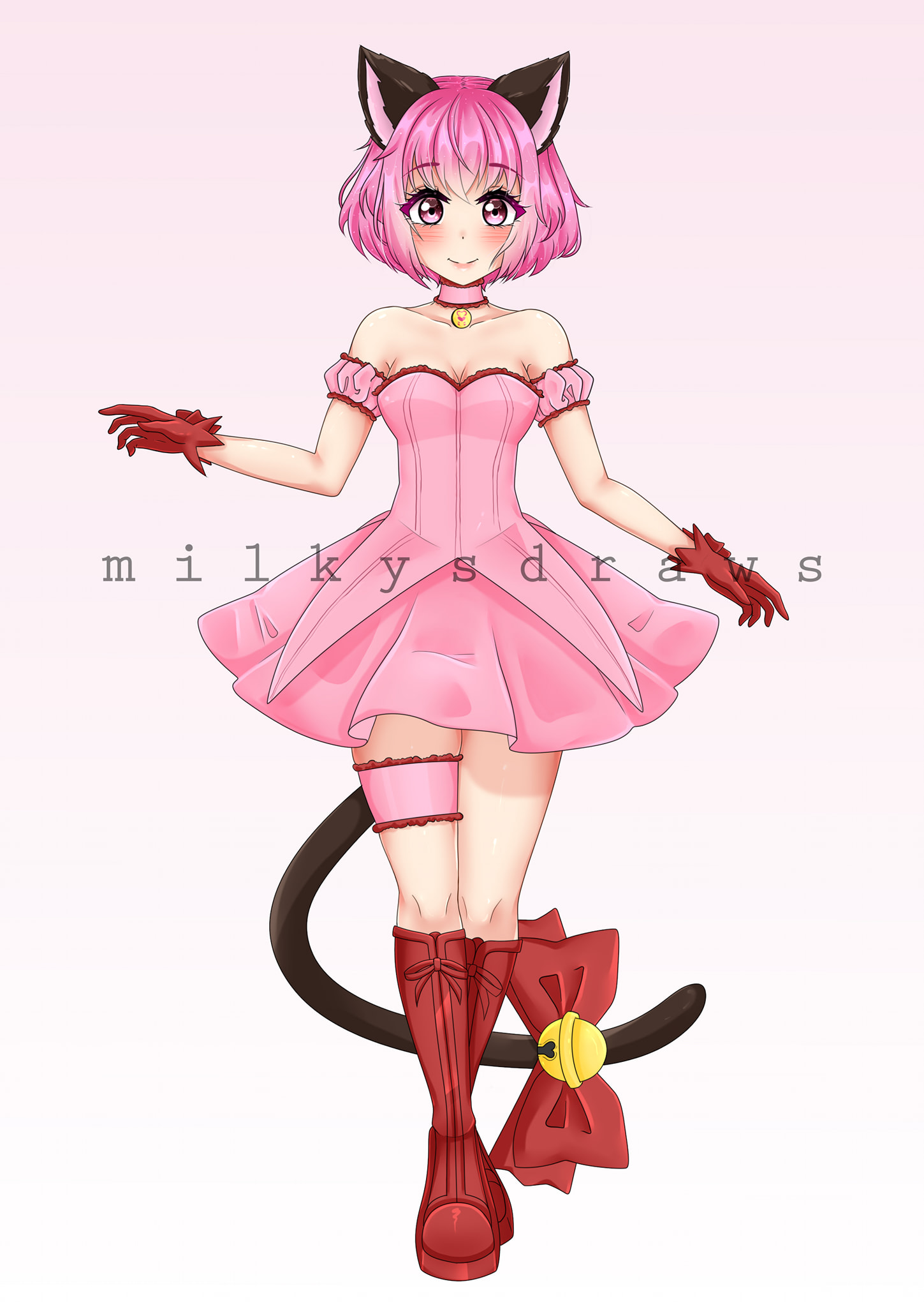 Strawberry 🍓 🎨Pixiv Id 20315471 #tokyomewmew #mewmew #ichigo