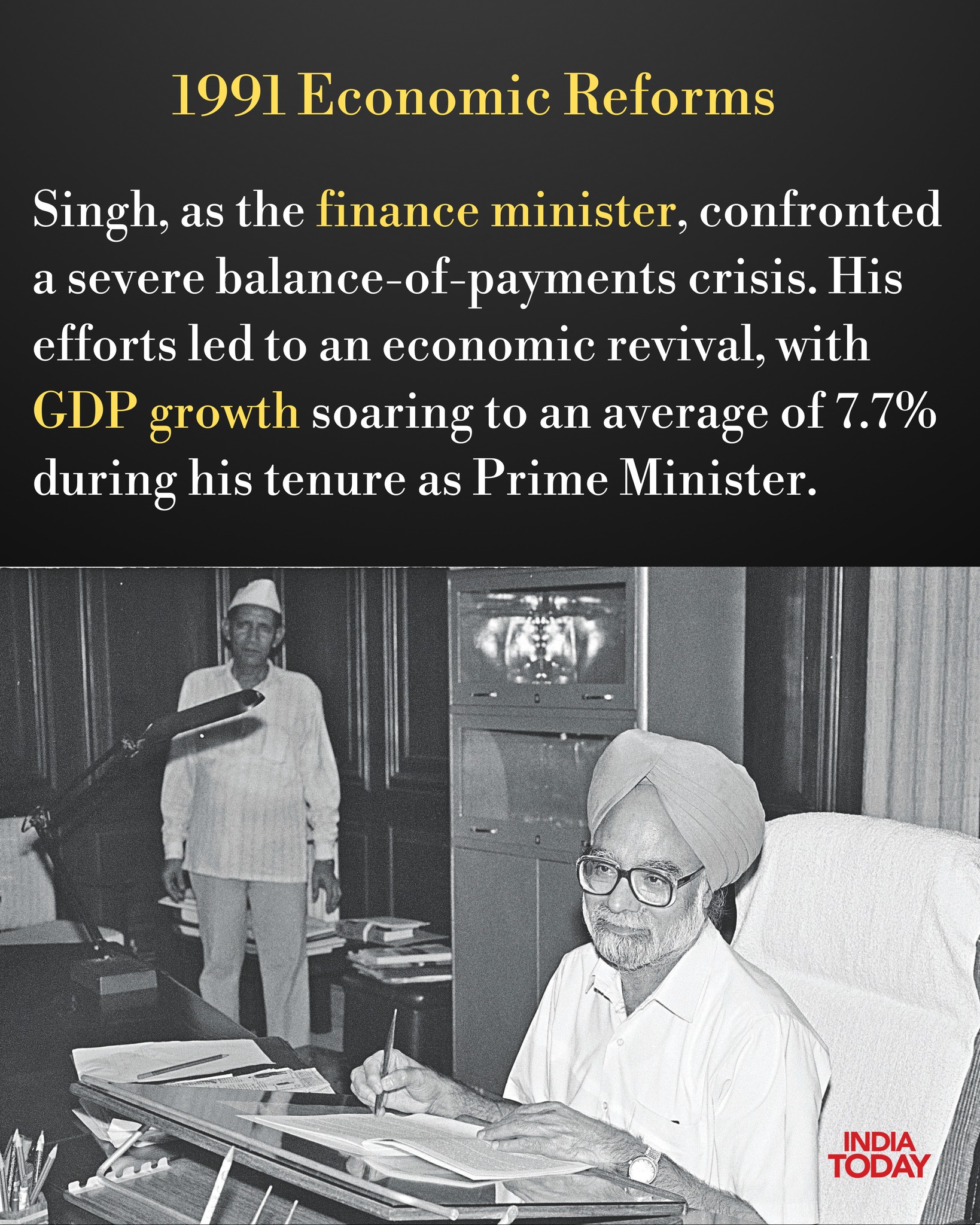 India Today - Dr. Manmohan Singh, architect of India's...