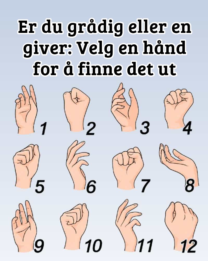 nametests.com - Er du grådig eller en giver: Velg en hånd for å finne ...