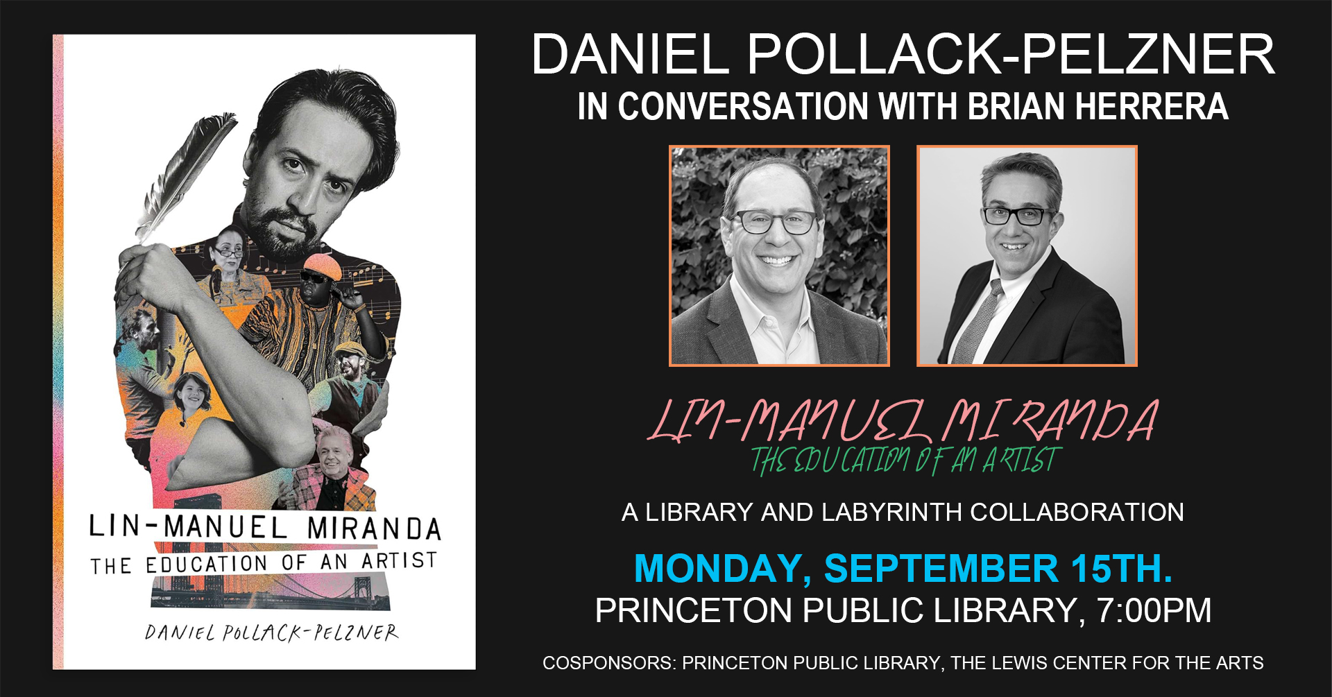 Daniel Pollack-Pelzner in conversation with Brian Herrera—Lin-Manuel ...