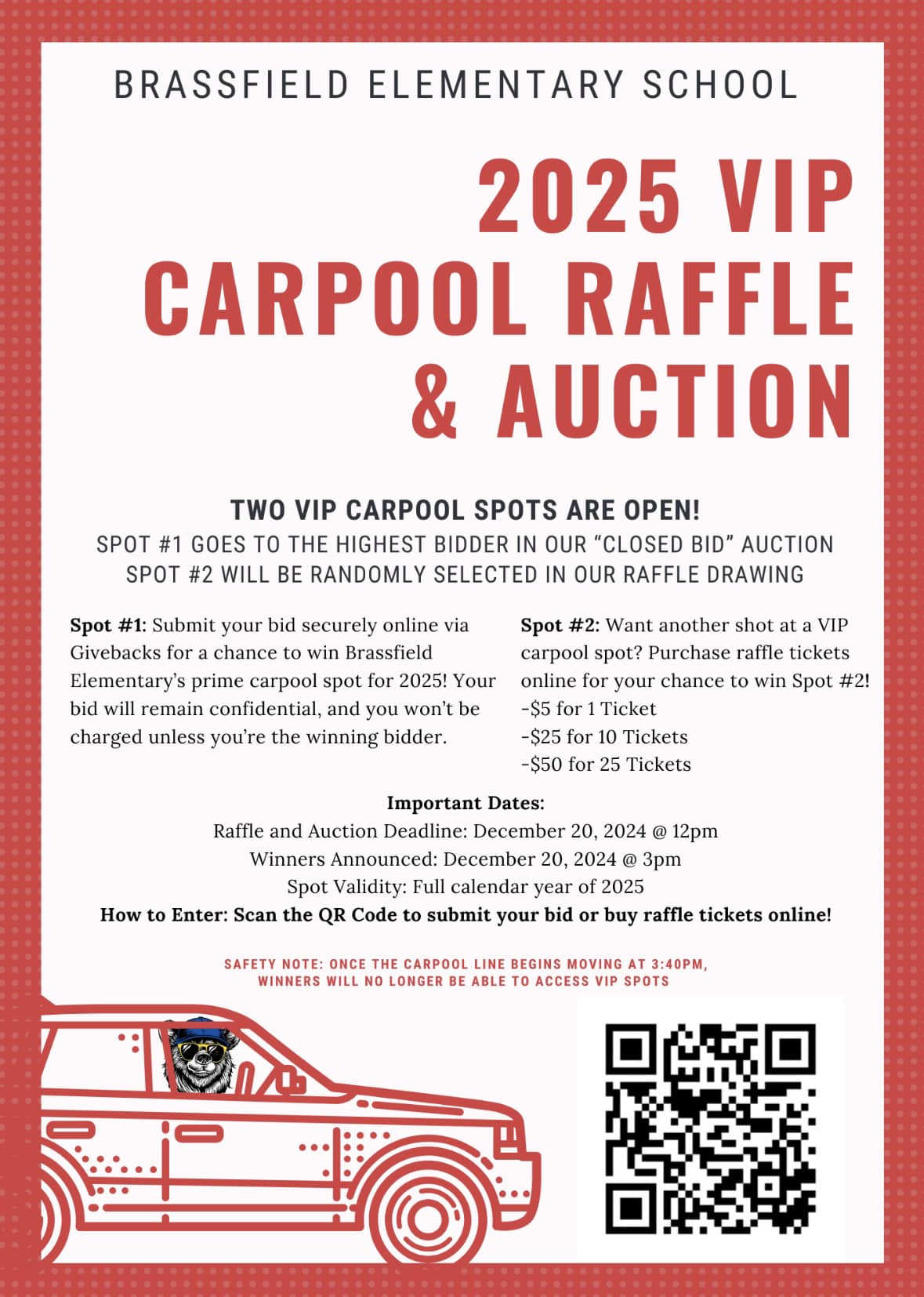 🚗 Don’t Miss Out on VIP... - Brassfield Elementary School PTA | Facebook