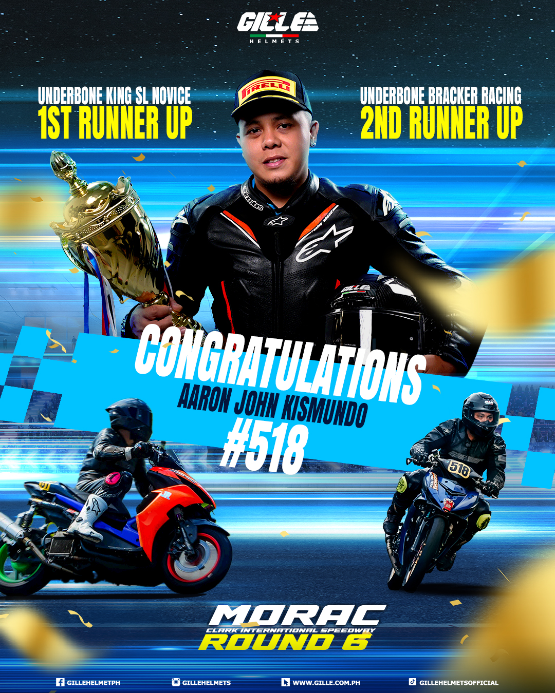 Gille Helmet PH - RACING EXCELLENCE! Congratulations to... | Facebook