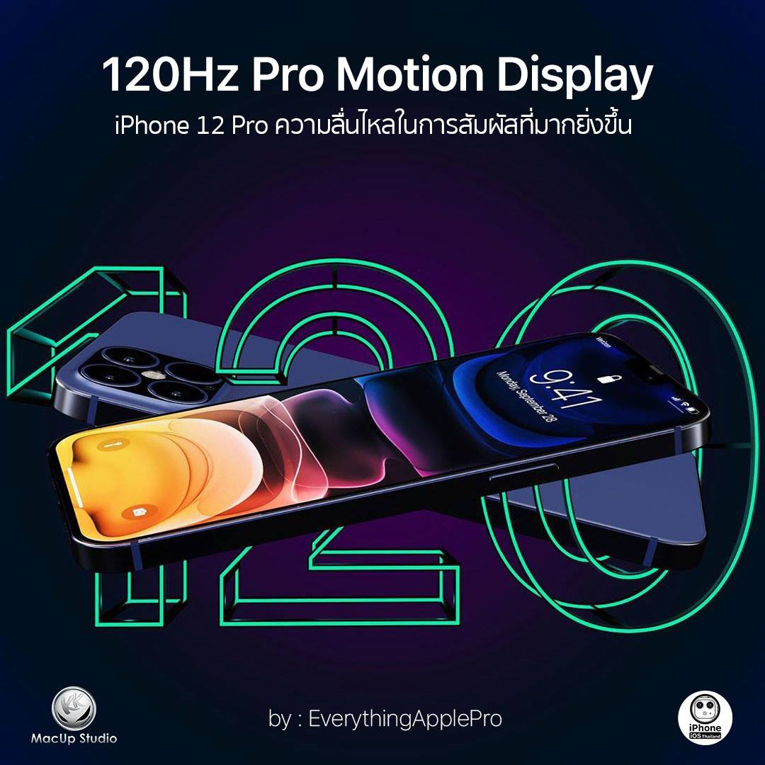 120Hz Pro Motion Display บน iPhone... - iPhone iOS Thailand | Facebook