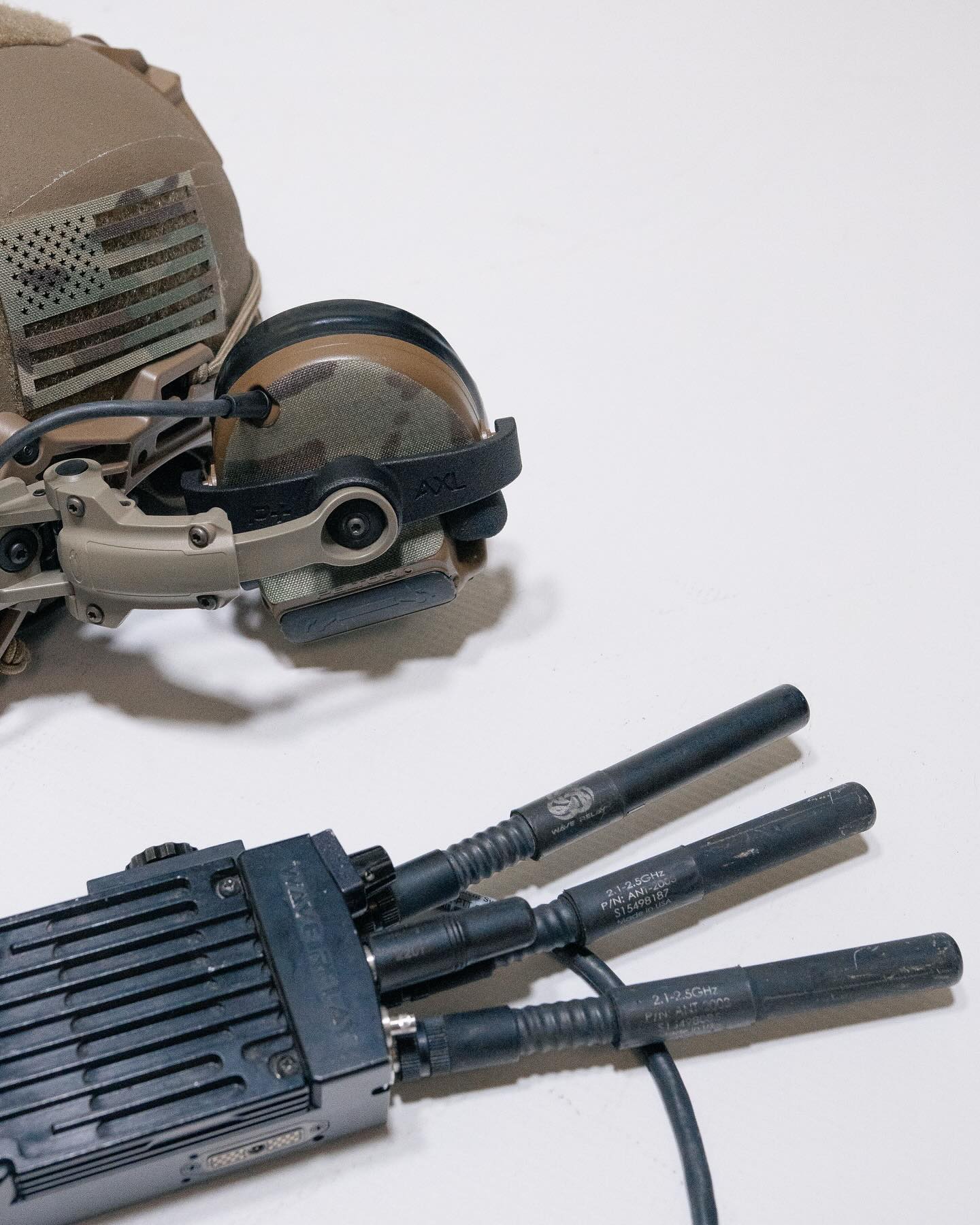 The MPU5 CommSled mounts the PTT offset to the carrier, providing