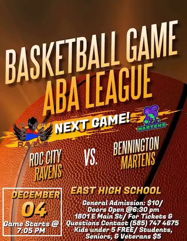 Roc City Ravens Basketball Team