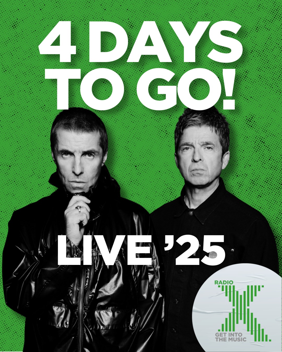 Oasis Live '25 - Official Tour Programme. A Microdot design.