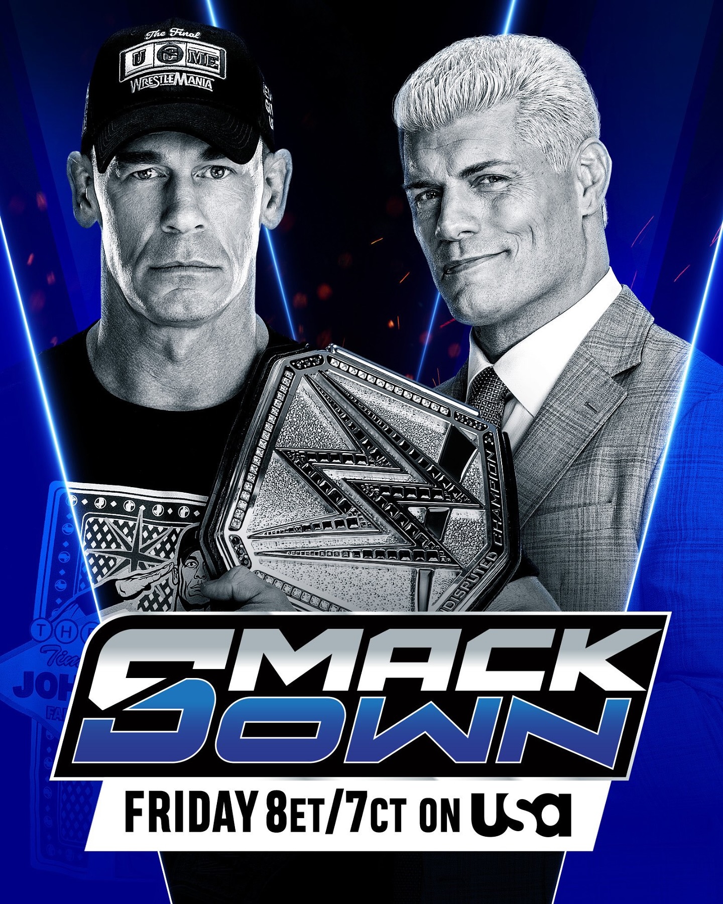 Litty - 🚨BREAKING: TOMORROW on WWE SmackDown John Cena and Cody Rhodes ...