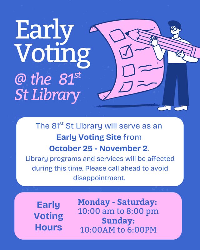 Township - Early voting for the Nov. 4 general election is underway now ...