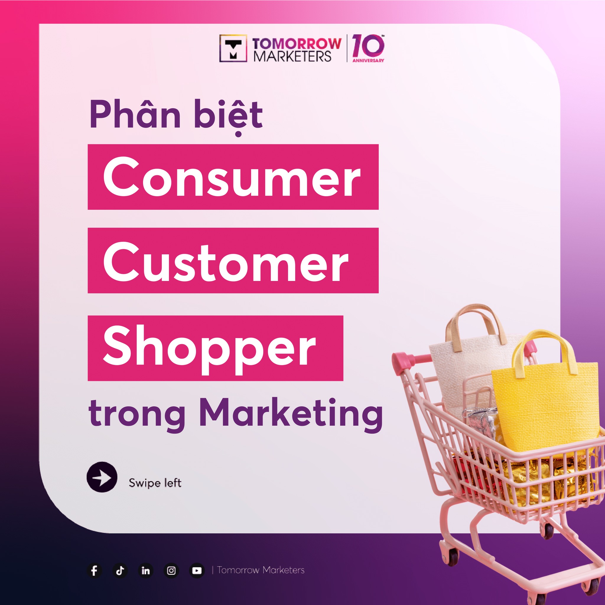 🙋‍♀️ PHÂN BIỆT CONSUMER,... - Tomorrow Marketers Academy | Facebook