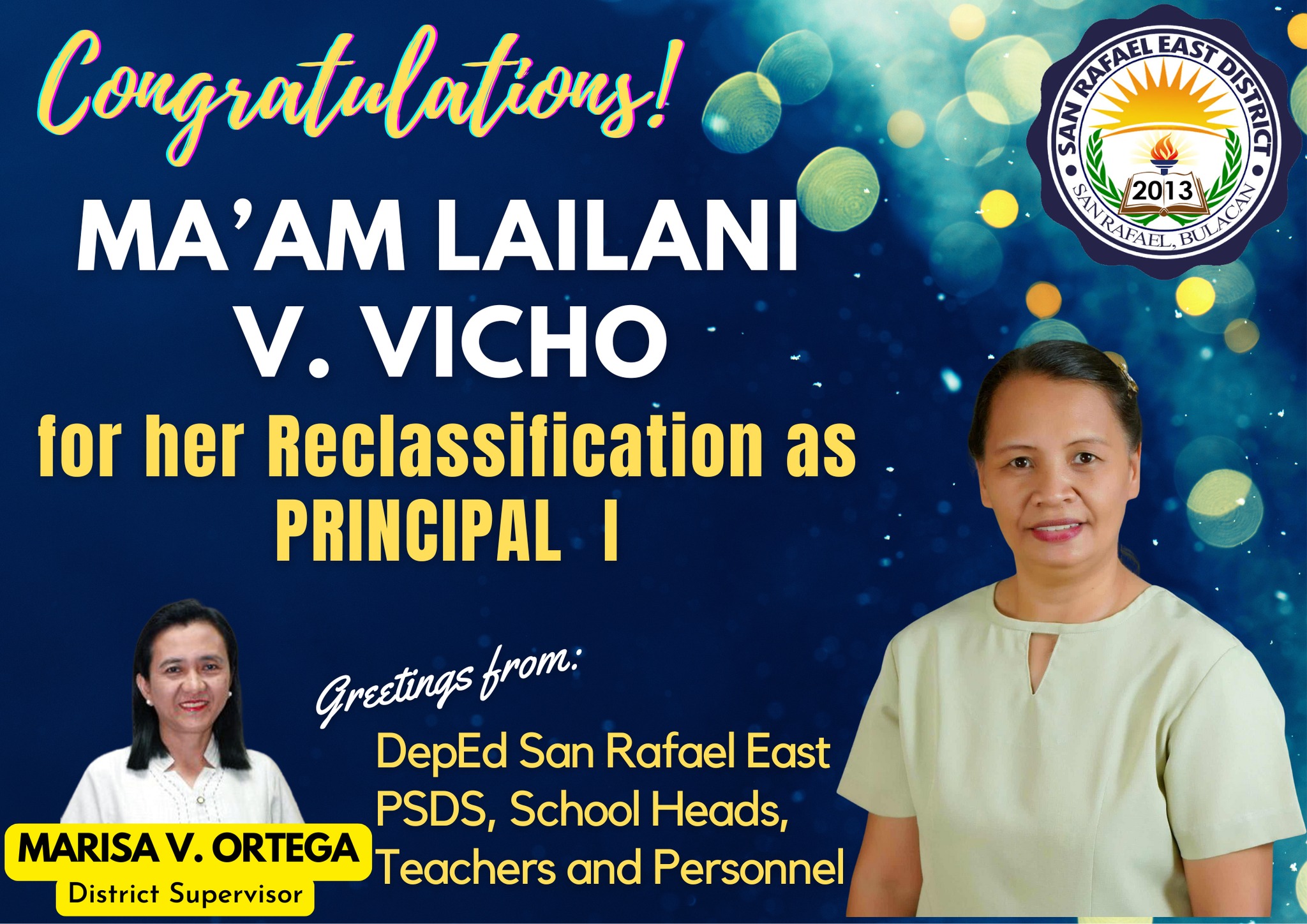 DepEd - 🎉 Congratulations! 🎉 DepEd San Rafael East District ...