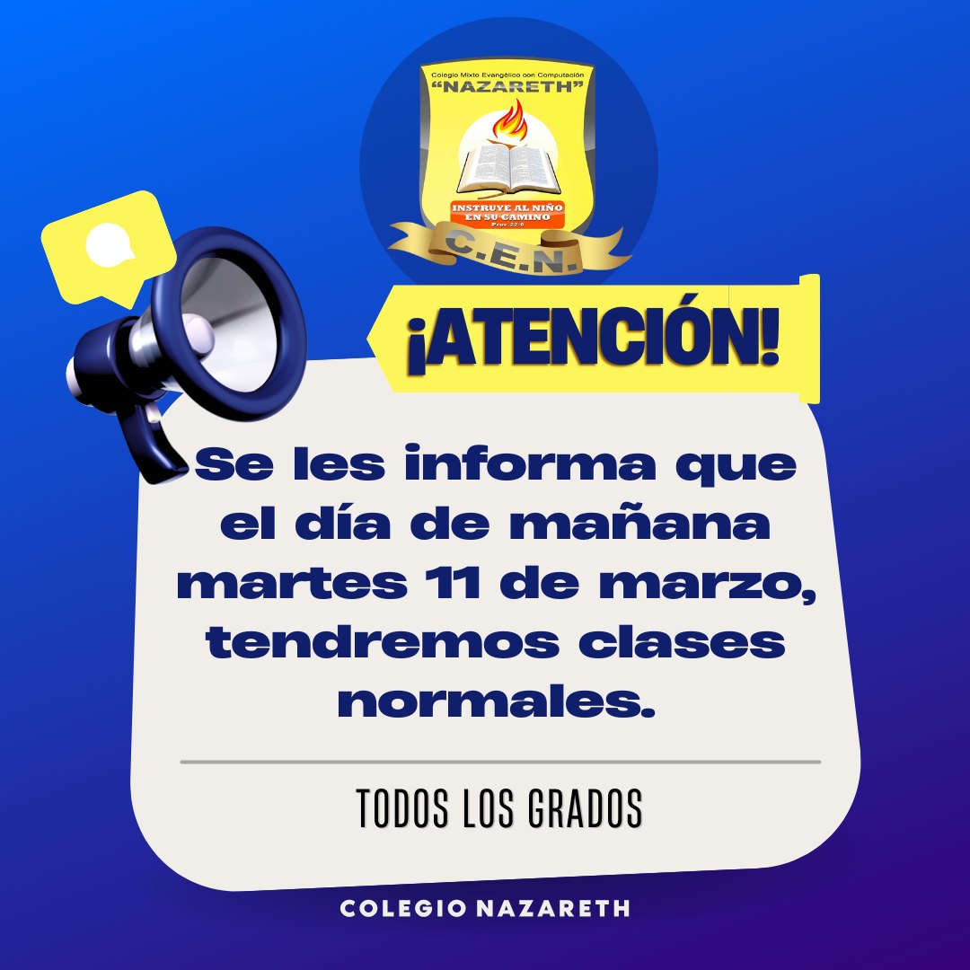 Colegio - ¡Información importante! Padres de familia y estudiantes, se ...