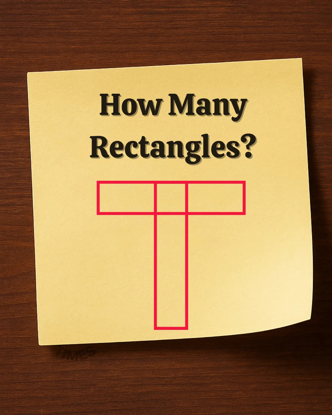 Daily - Brain workout time 🧠 Count carefully—how many rectangles do you ...