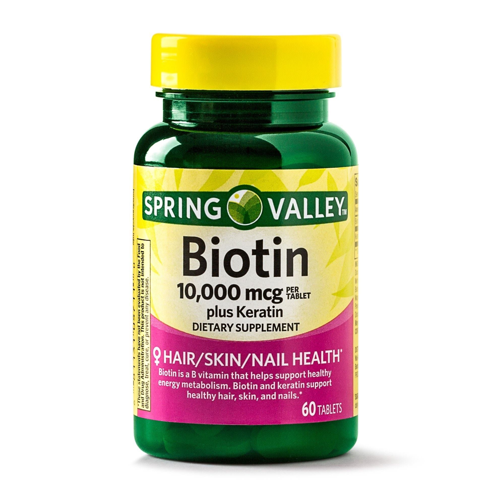 Biotine 10 000 Mcg Kenofor - Force Max Pour Cheveux, Peau, Ongles - Capsules, Naturel