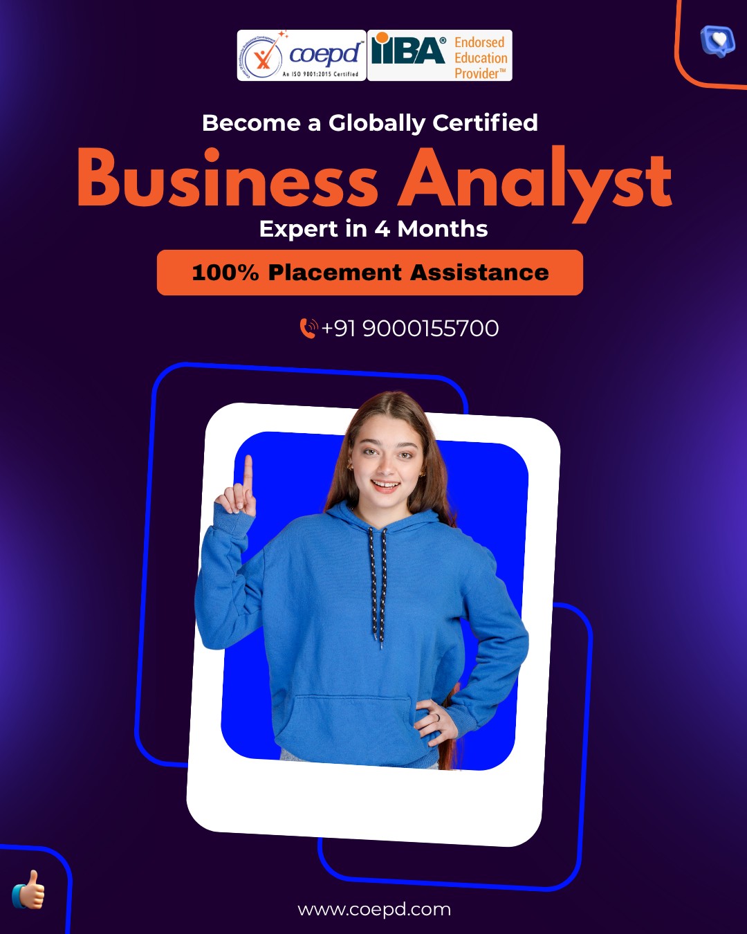 Business Analyst Training at COEPD | Hyderabad