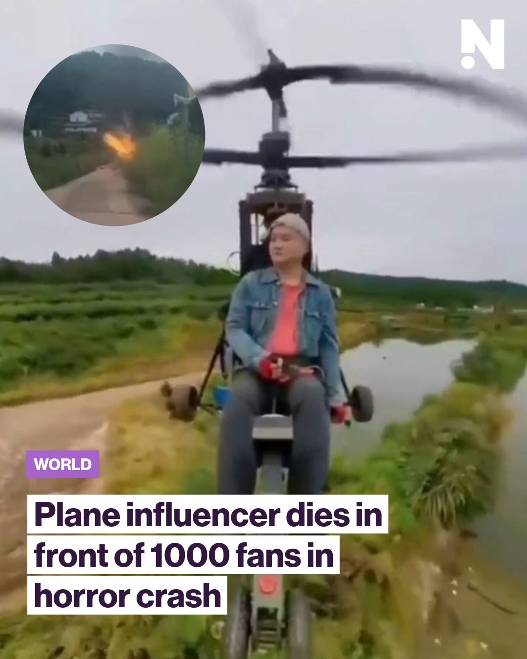 His aircraft fell from the sky... - The West Australian | Facebook