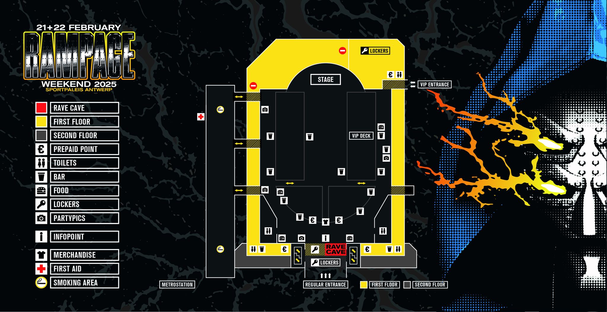 RAMPAGE - THE MAP TO A WEEKEND OF MAYHEM! Plan your night with the ...