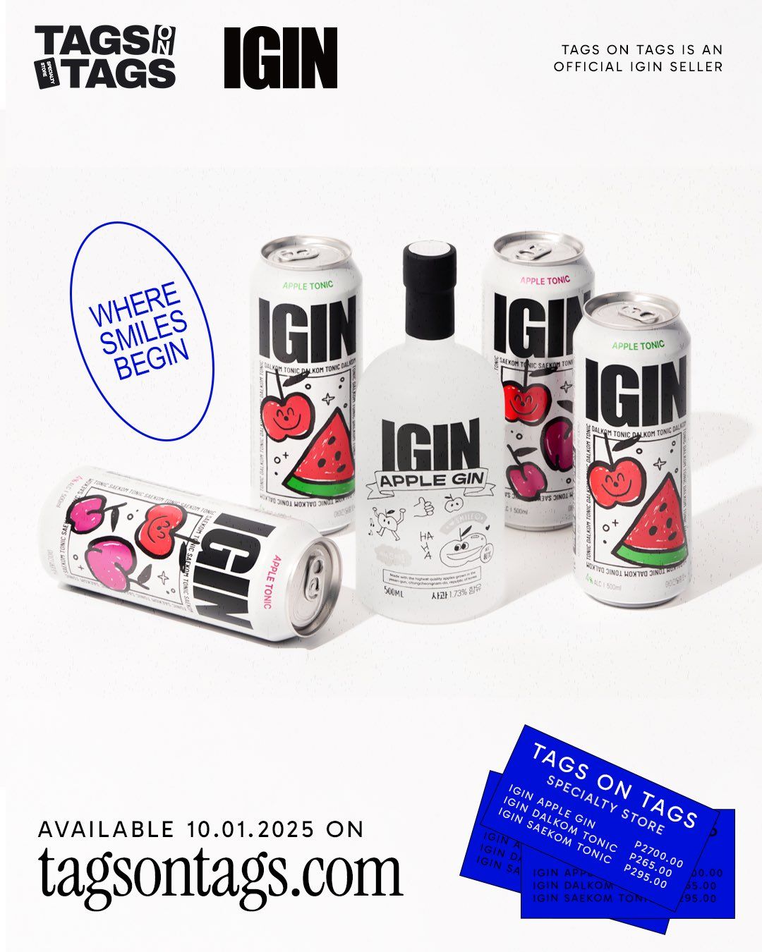 Get a taste of where smiles begin :) IGIN is officially available