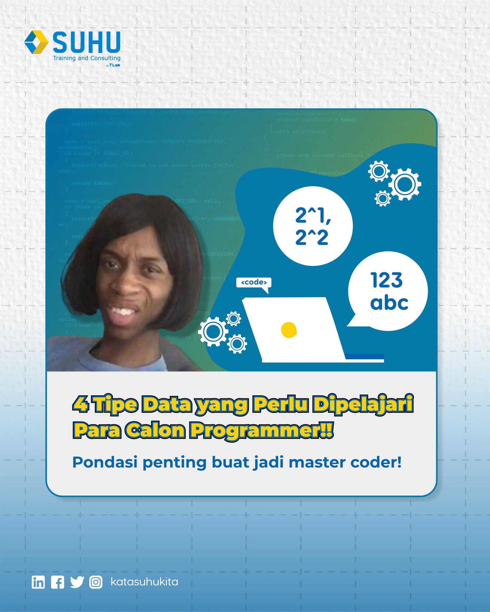 Jadi programmer butuh juga... - SUHU Training and Consulting