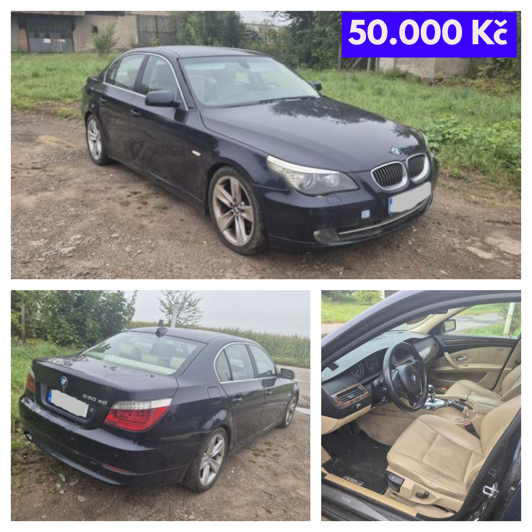 Dražby - BMW 530xd - 50.000 Kč ️ https://www.extrh.cz/16-10-2025-drazba ...