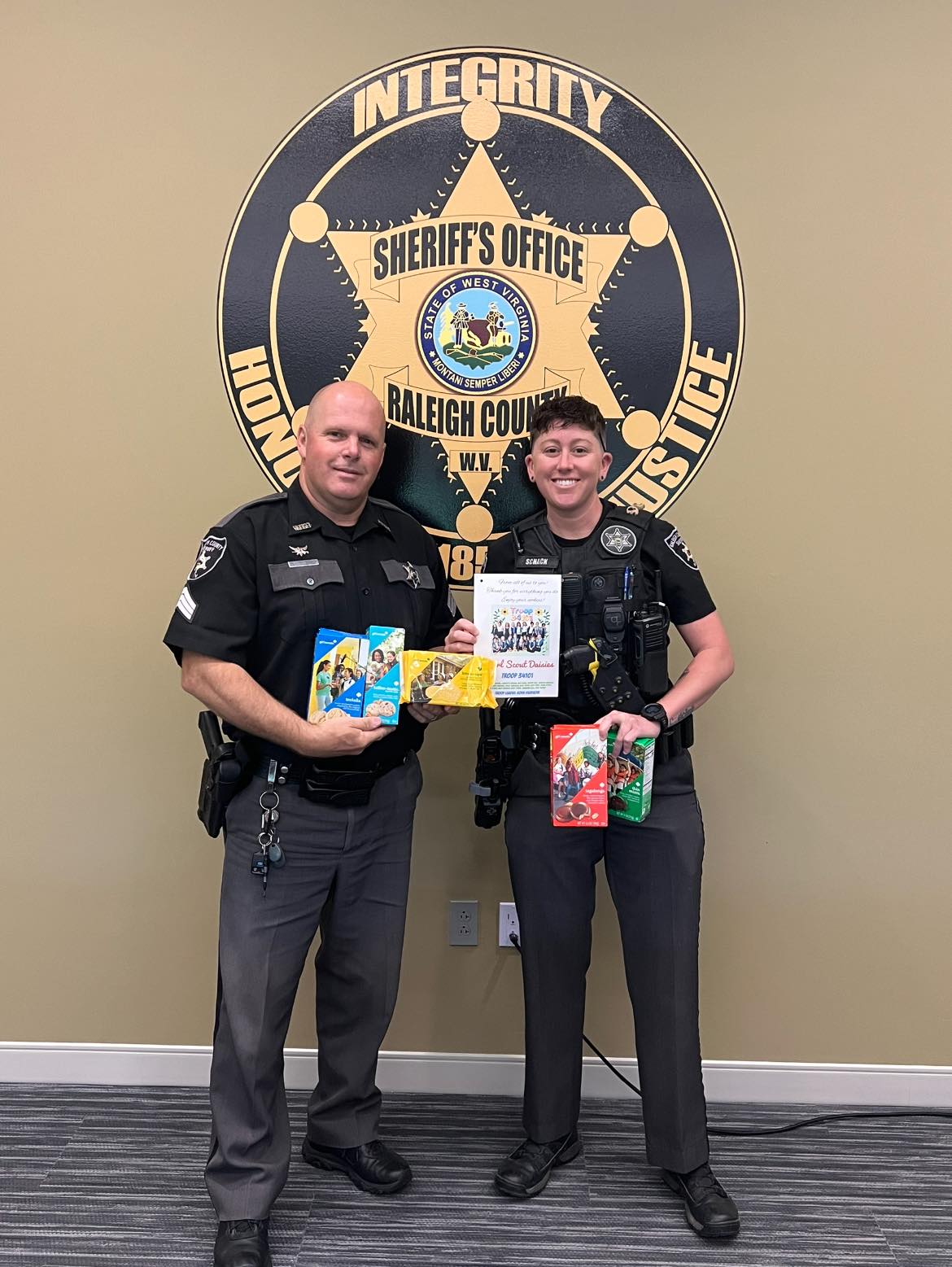 Raleigh - Girl Scout Daisies Troop 34101 – Thank You! 💙🍪 On behalf of ...