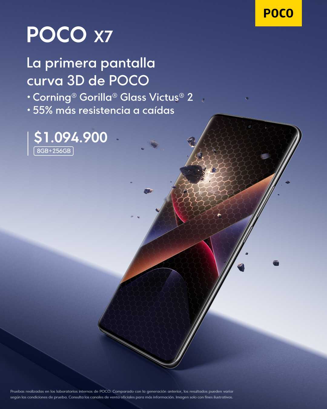 POCO - Diseño 3D de doble curva. Experiencia de agarre perfecta y mayor ...