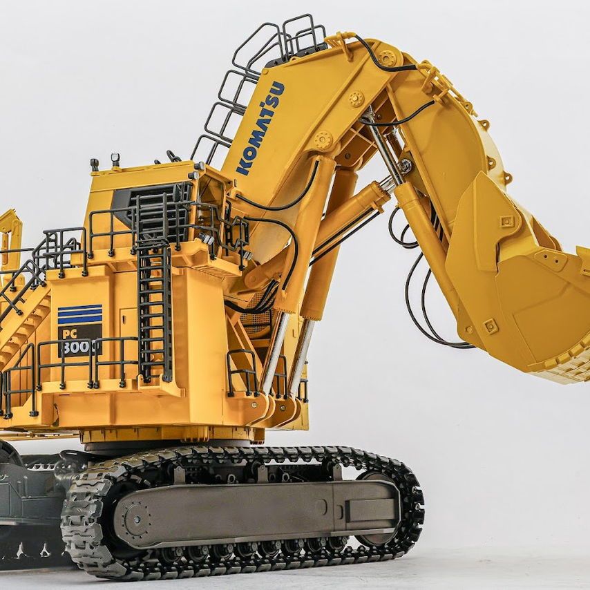 ミニチュア コマツ　PC8000 バックホウ　BYMO　KOMATSU 1/50