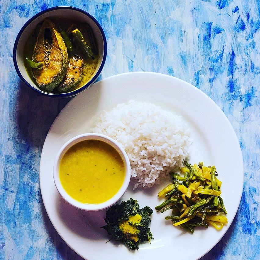 NEBU restaurant - The perfect lunch ! Daal , Fish curry