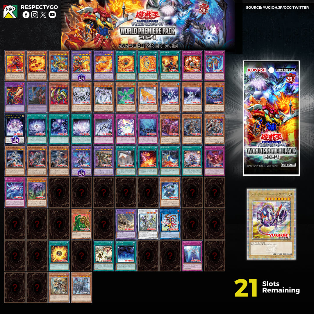 Yu-Gi-Oh World Premiere Pack 2023 full set spoiler