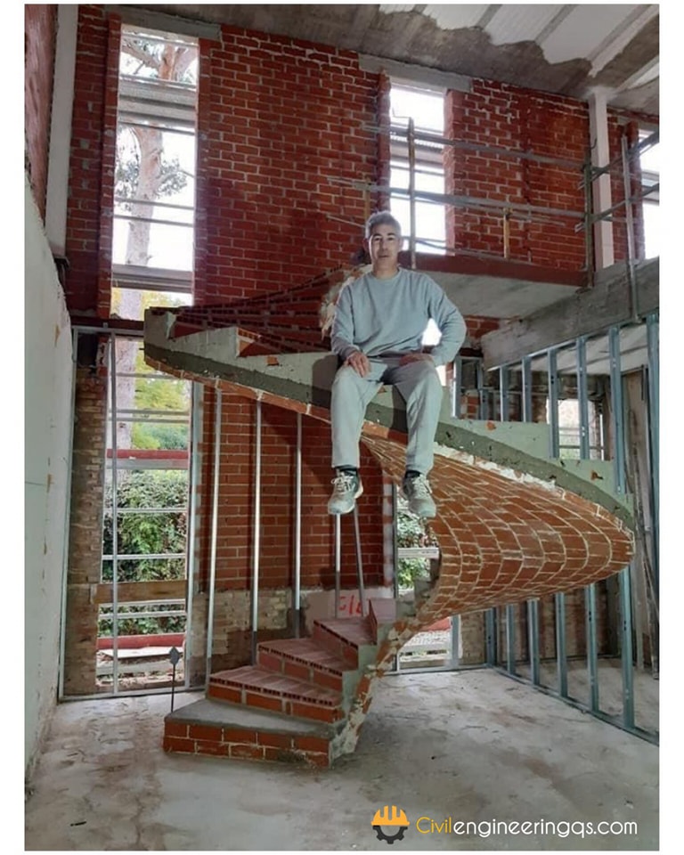 Spiral staircase... - Civil Engineering QS | Facebook