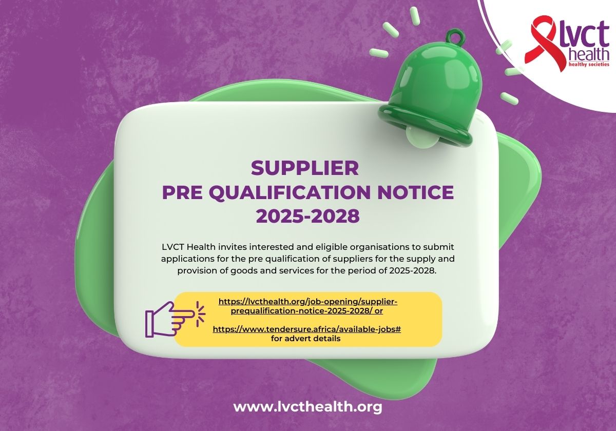 LVCT Kenya - 📢 Tender Notice! 📢 We are thrilled to... | Facebook