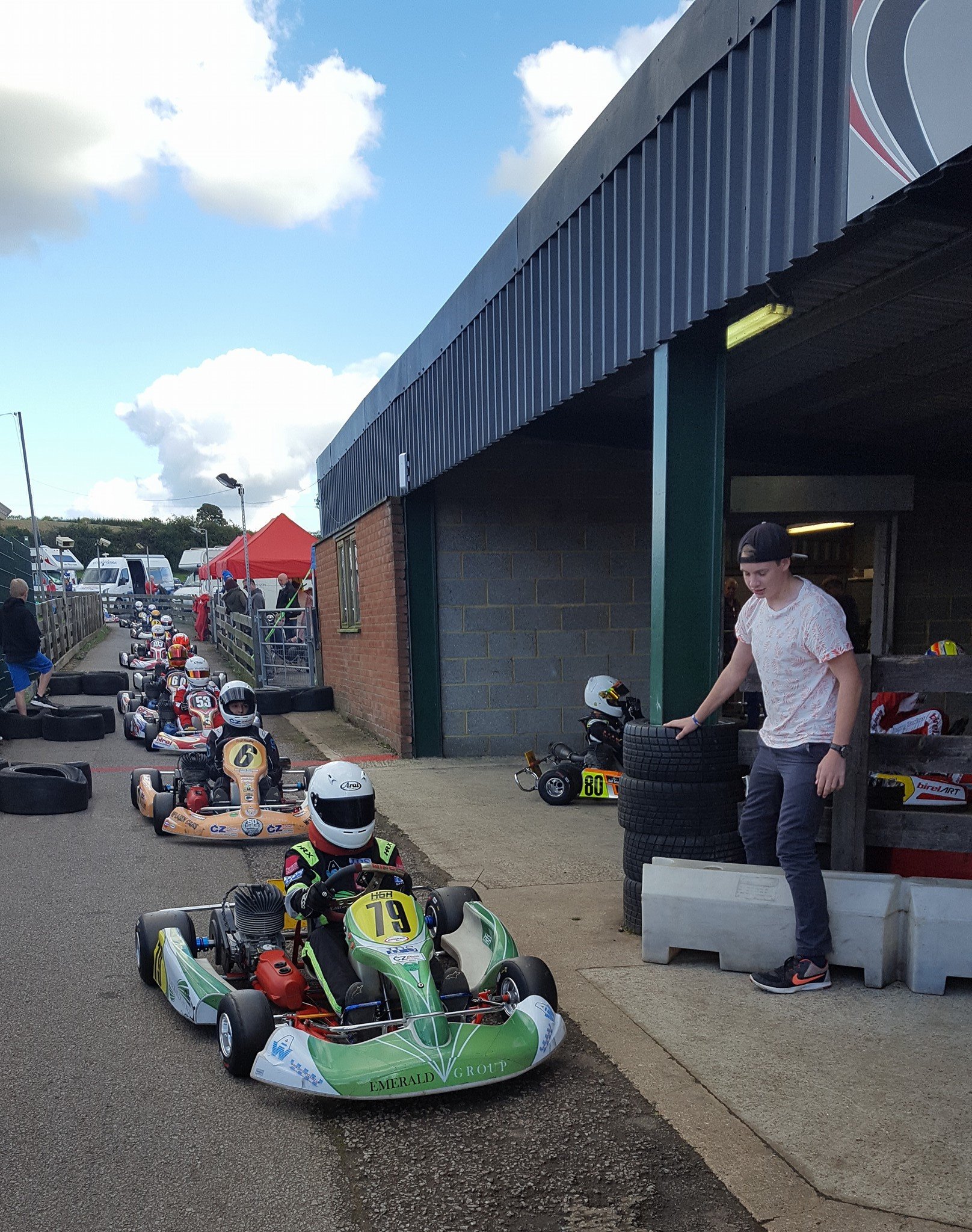 A hot but happy Harry after todays... - Harry Graham Racing | Facebook