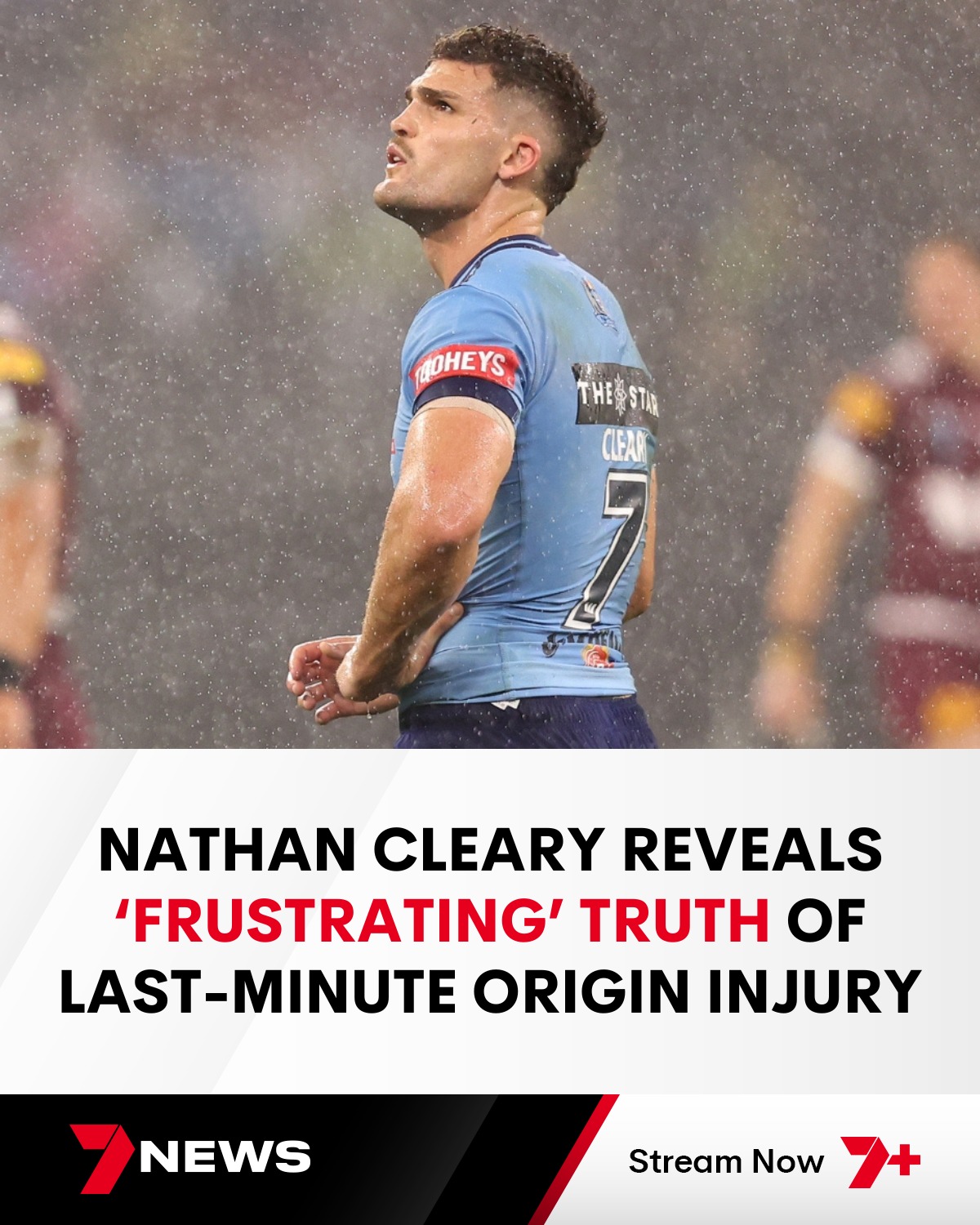 7NEWS Brisbane - The star halfback tried to stay in the... | Facebook