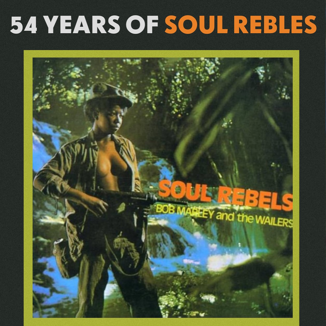 BOB MARLEY SOUL REBELS Jamaica press LP LP) BOB MARLEY & THE